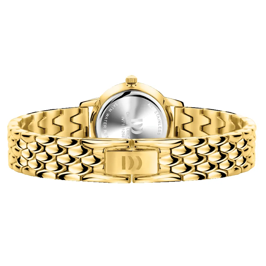 Danish Design IV71Q1268 Akilia Mini Gold Perlemor DressLink Watch sold by H.S. Johnson product image thumbnail 4