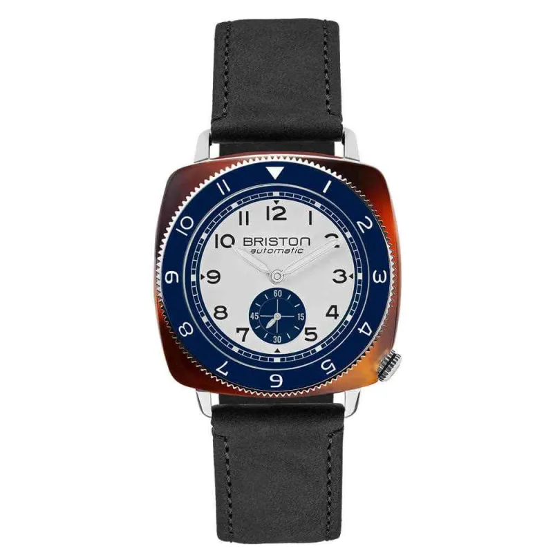 Briston Clubmaster Legend - Petite Seconde - Blanc / Bleu 241639.SA.T.2NV.CH Watch made by H.S. Johnson