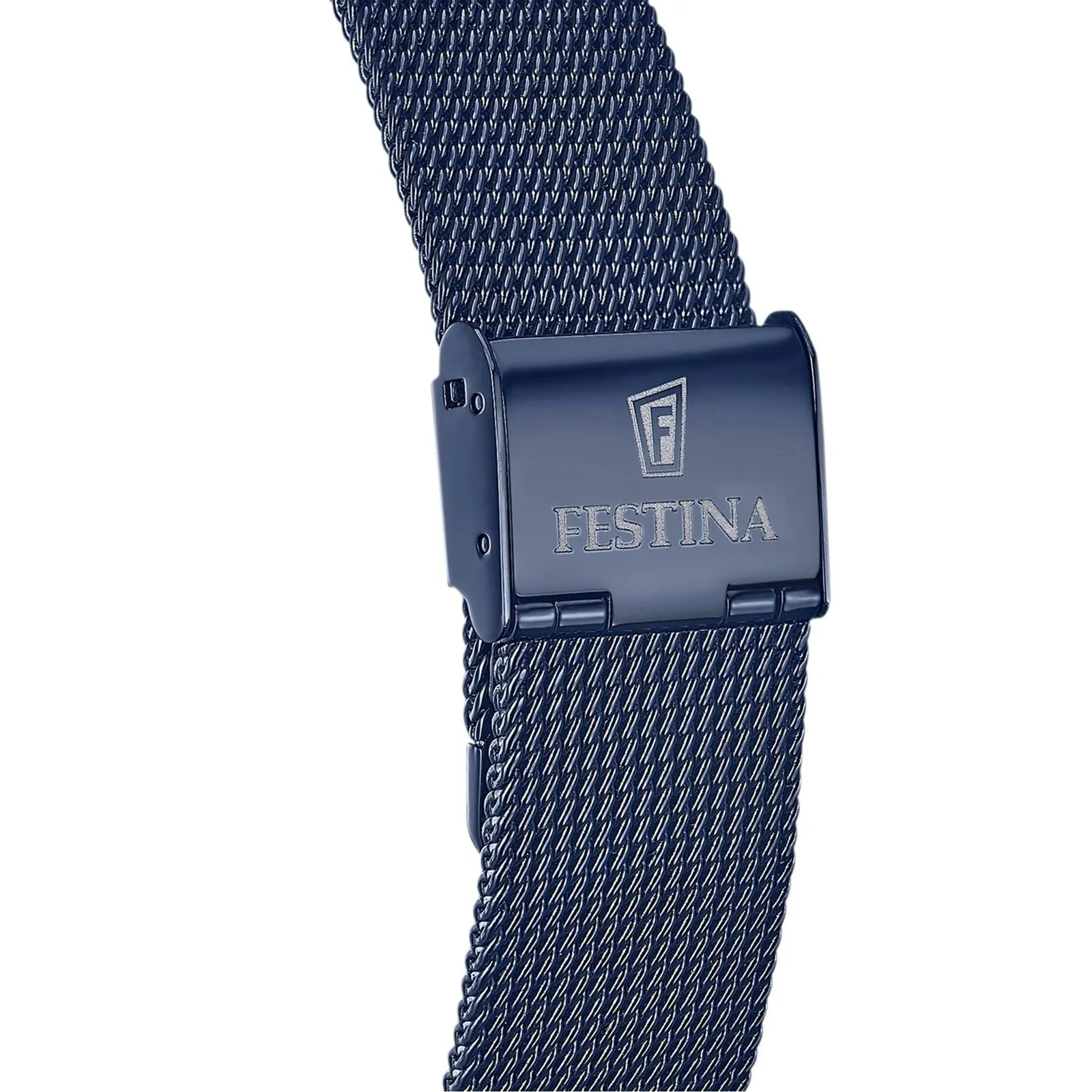 Festina F20574/1 Men's Blue Skeleton Dial With Mesh Strap Watch sold by H.S. Johnson product image thumbnail 2