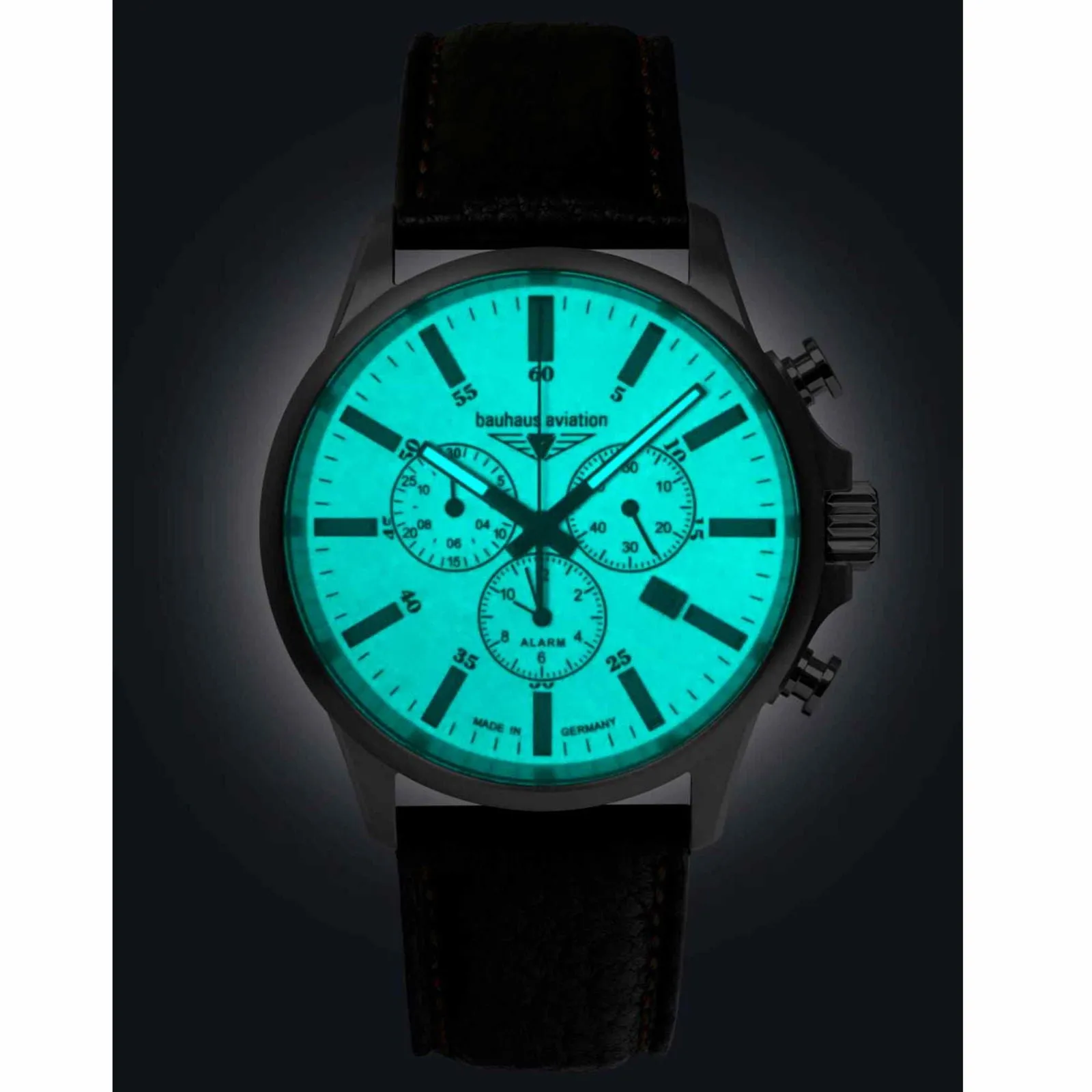 Bauhaus Aviation 28805 Men's Quartz Chronograph Watch sold by H.S. Johnson product image thumbnail 2