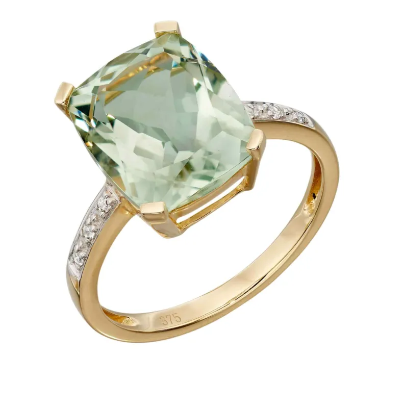 Elements Gold GR543G 52 Semi-Precious Ring Diamond Shoulder sold by H.S. Johnson