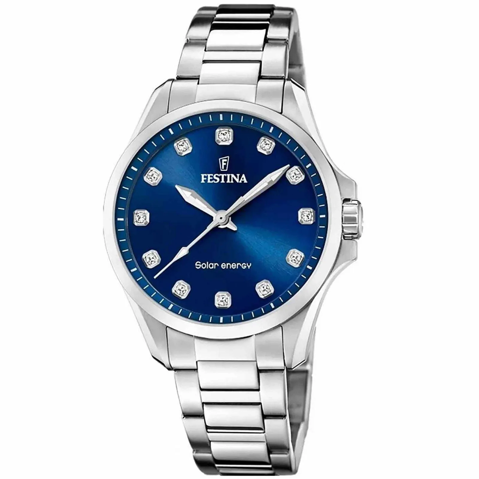 Festina F20654/4 Women's Blue Dial Solar Watch sold by H.S. Johnson