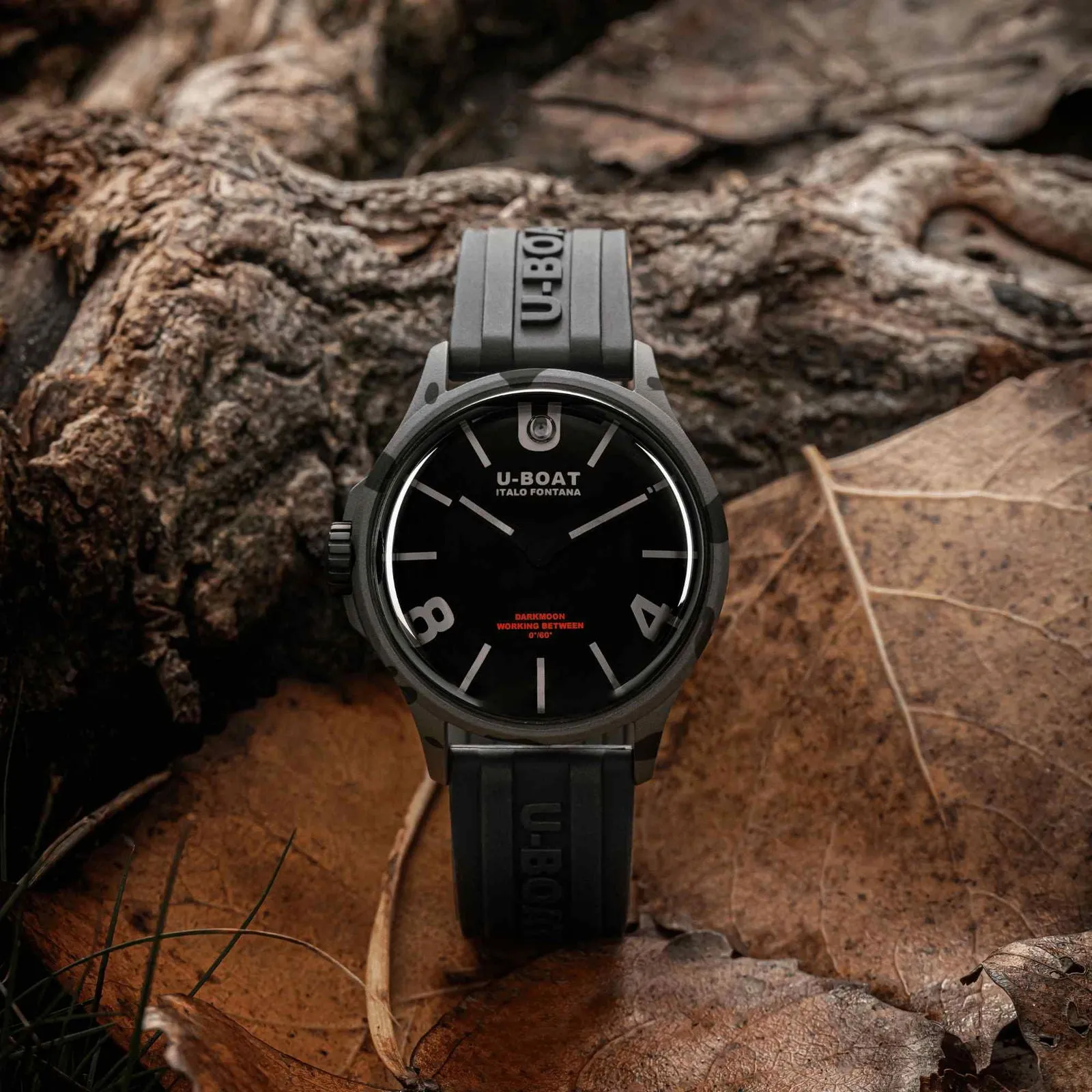 U-Boat 9552 Darkmoon 40mm Grey Curved Camouflage Watch sold by H.S. Johnson product image thumbnail 3