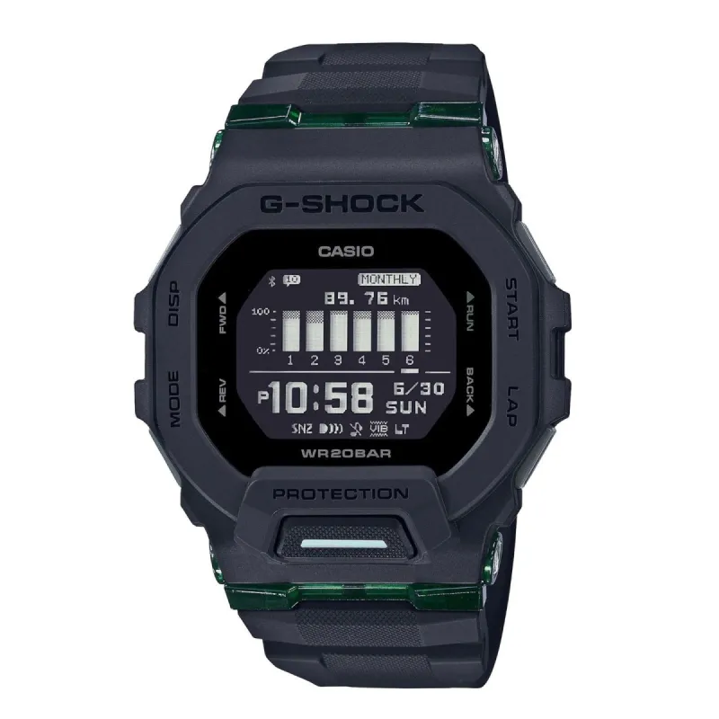 G-Shock GBD-200UU-1ER Black G-Squad Multifunction LCD Watch sold by H.S. Johnson