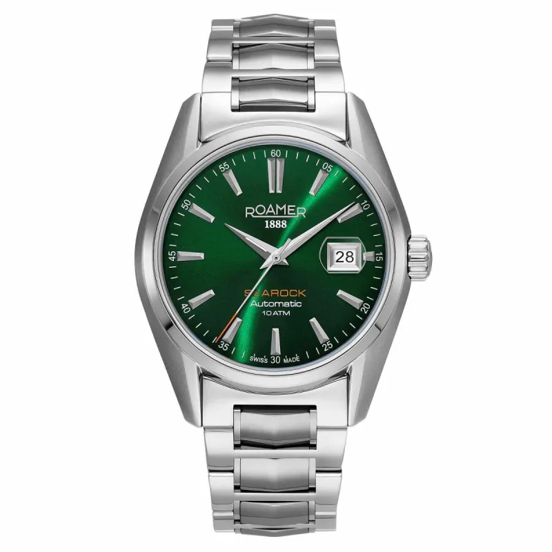 Roamer 210665 41 75 20 Searock Automatic Green Dial Watch sold by H.S. Johnson