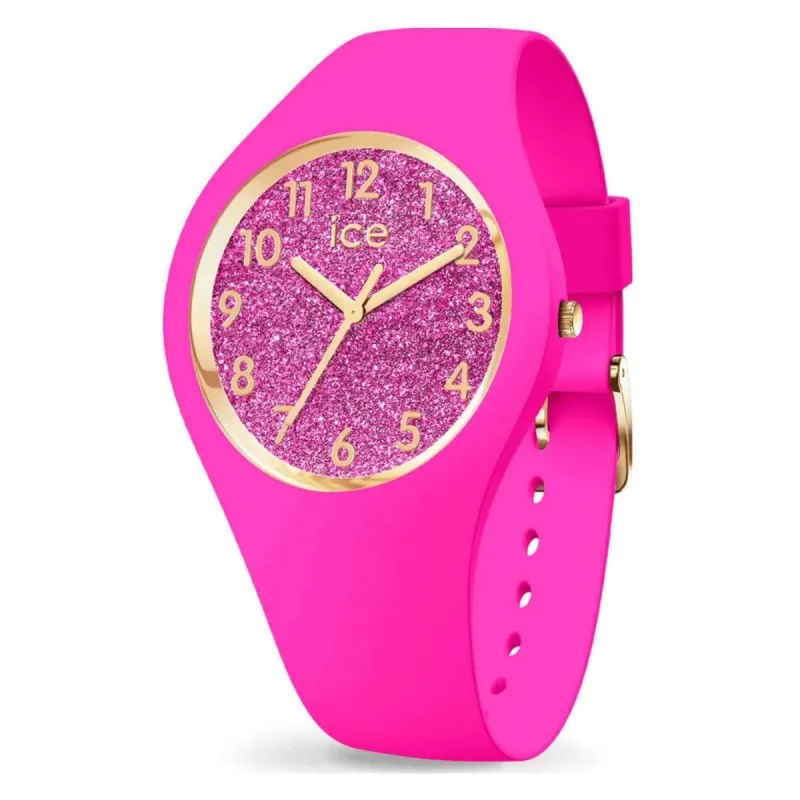 Ice 021224 Glitter Neon Pink Wristwatch sold by H.S. Johnson