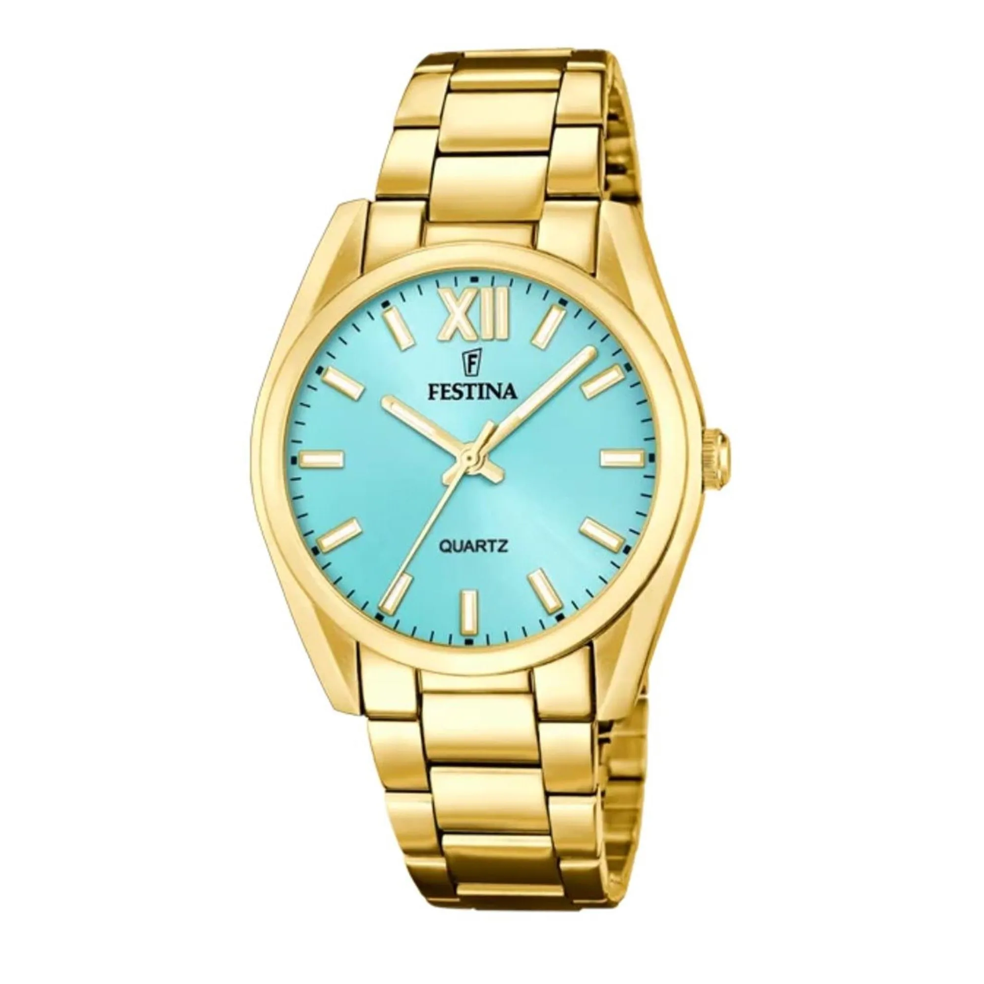 Festina F20640/2 Women's Boyfriend Gold Tone Bracelet Wristwatch sold by H.S. Johnson