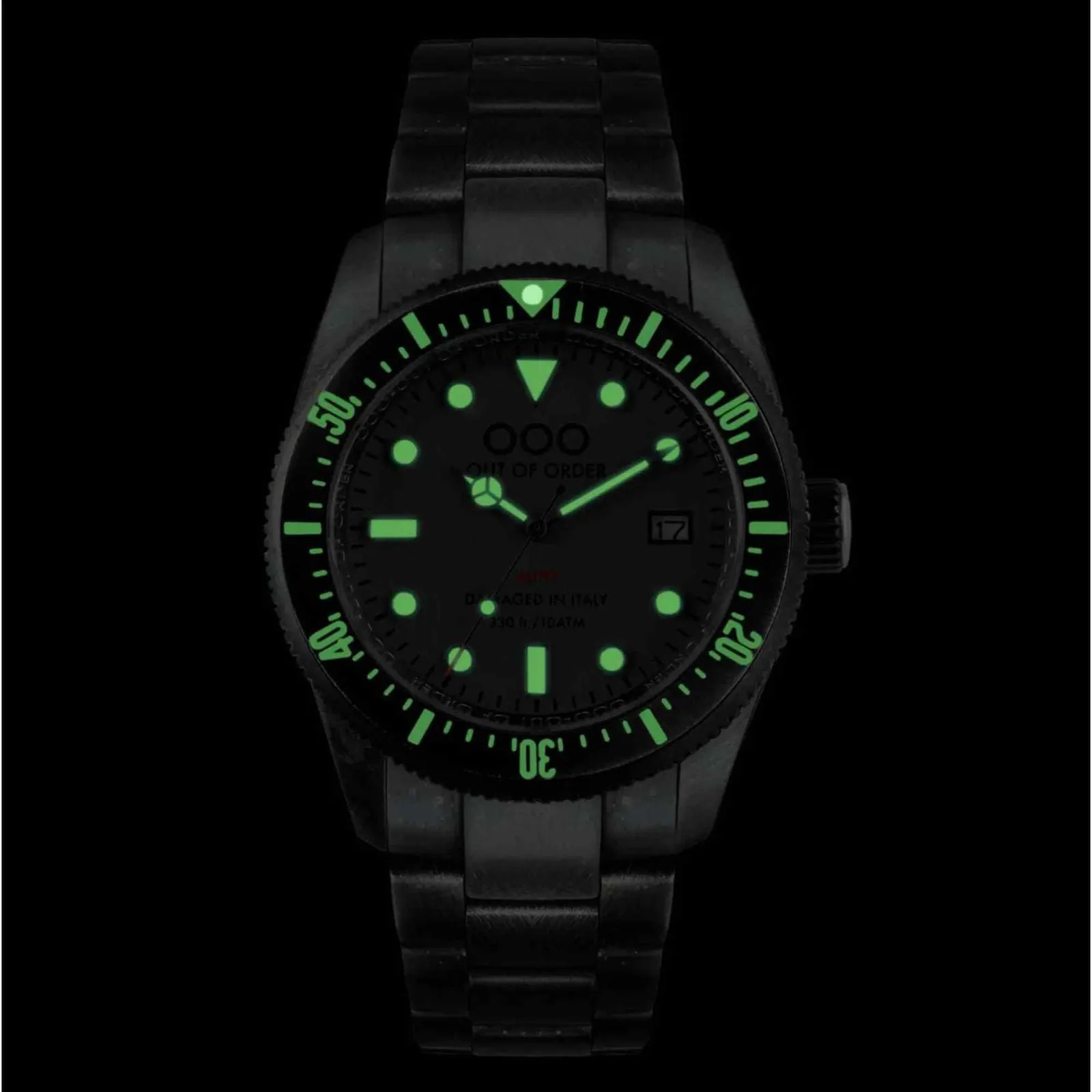 Out Of Order 001-16.2.NE Men's Black Auto 2.0 Wristwatch sold by H.S. Johnson product image thumbnail 2