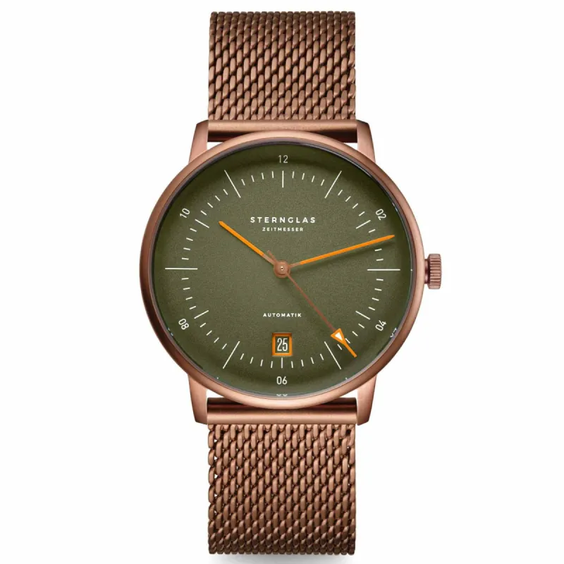 Sternglas S02-NAR19-MI11 Naos Edition Bronze Automatic Wristwatch sold by H.S. Johnson