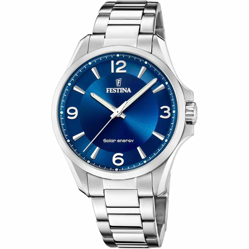 Festina F20656/2 Men's Solar Energy Stainless Steel Watch sold by H.S. Johnson