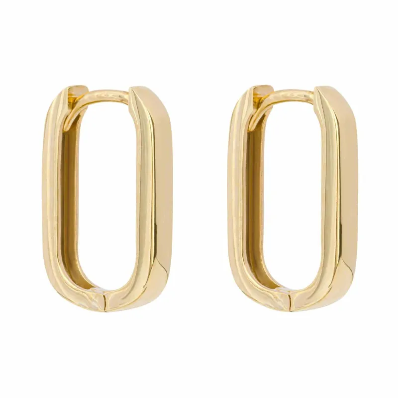Elements Gold GE1002 U Shape Hoop Earrings sold by H.S. Johnson