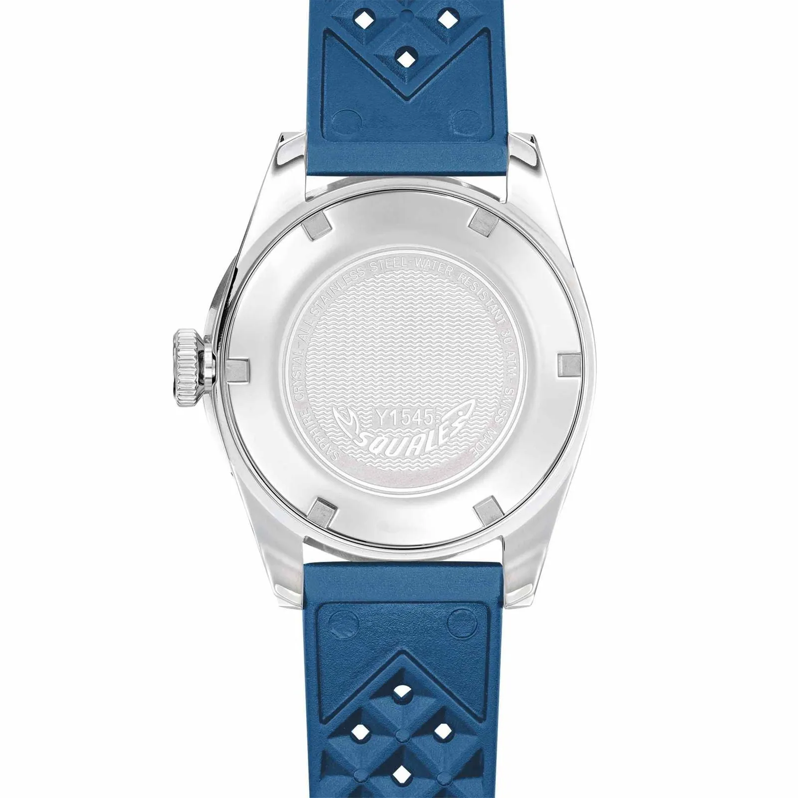 Squale 1545SSBLC.HTB Blue Dial Rubber Strap Watch sold by H.S. Johnson product image thumbnail 4