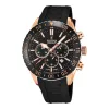 Festina F20516/2 Men's Chronograph Rose Gold Tone Case Black Rubber Strap Watch sold by H.S. Johnson