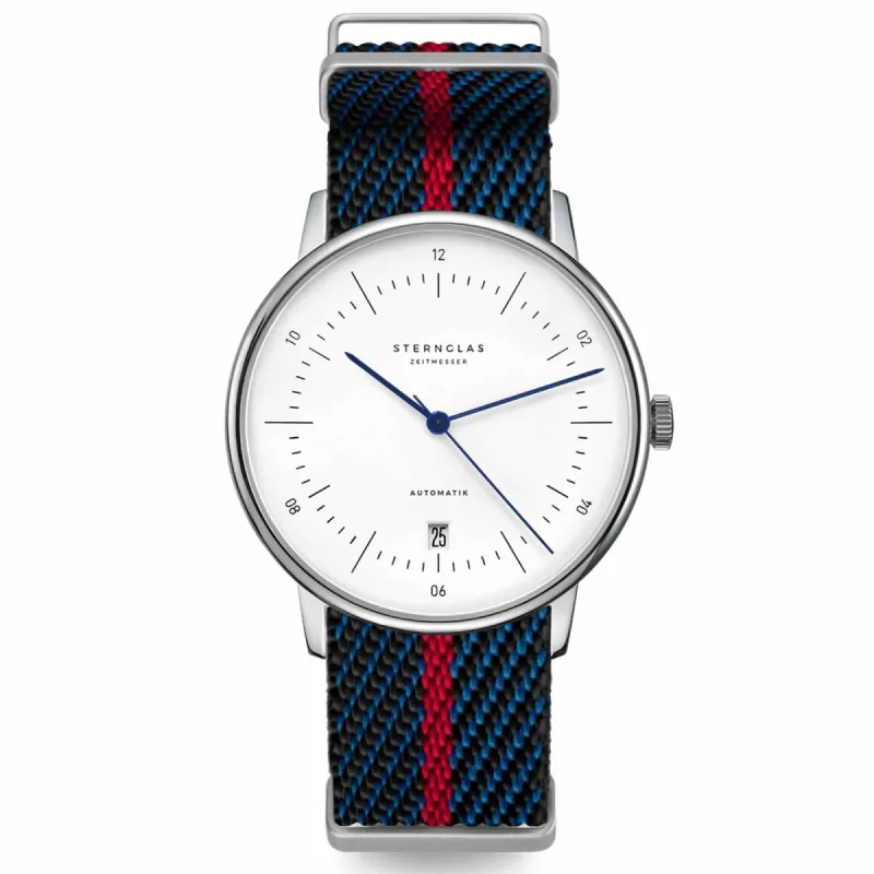 Sternglas S02-NA01-NA01 Men's NAOS Automatic Field Wristwatch made by H.S. Johnson