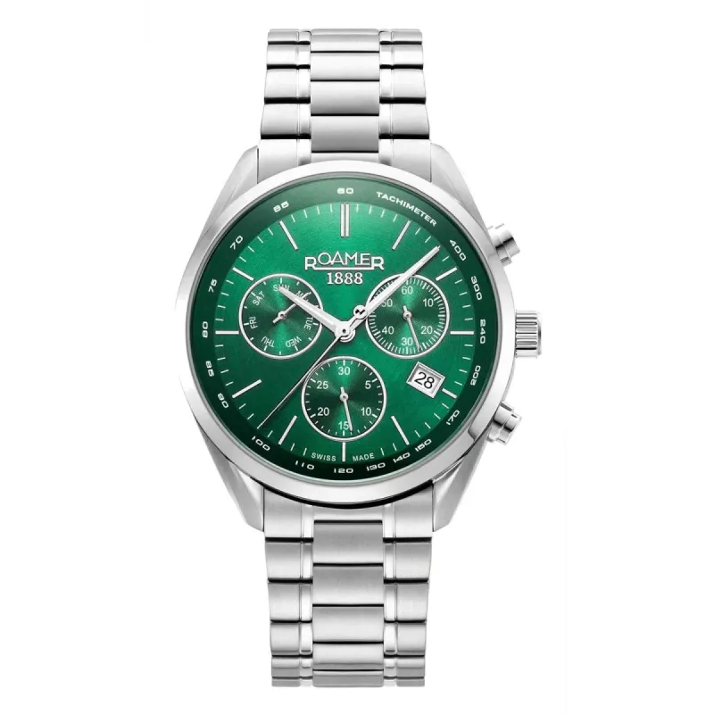 Roamer 993819 41 75 20 Men's Pro Chronograph Wristwatch sold by H.S. Johnson