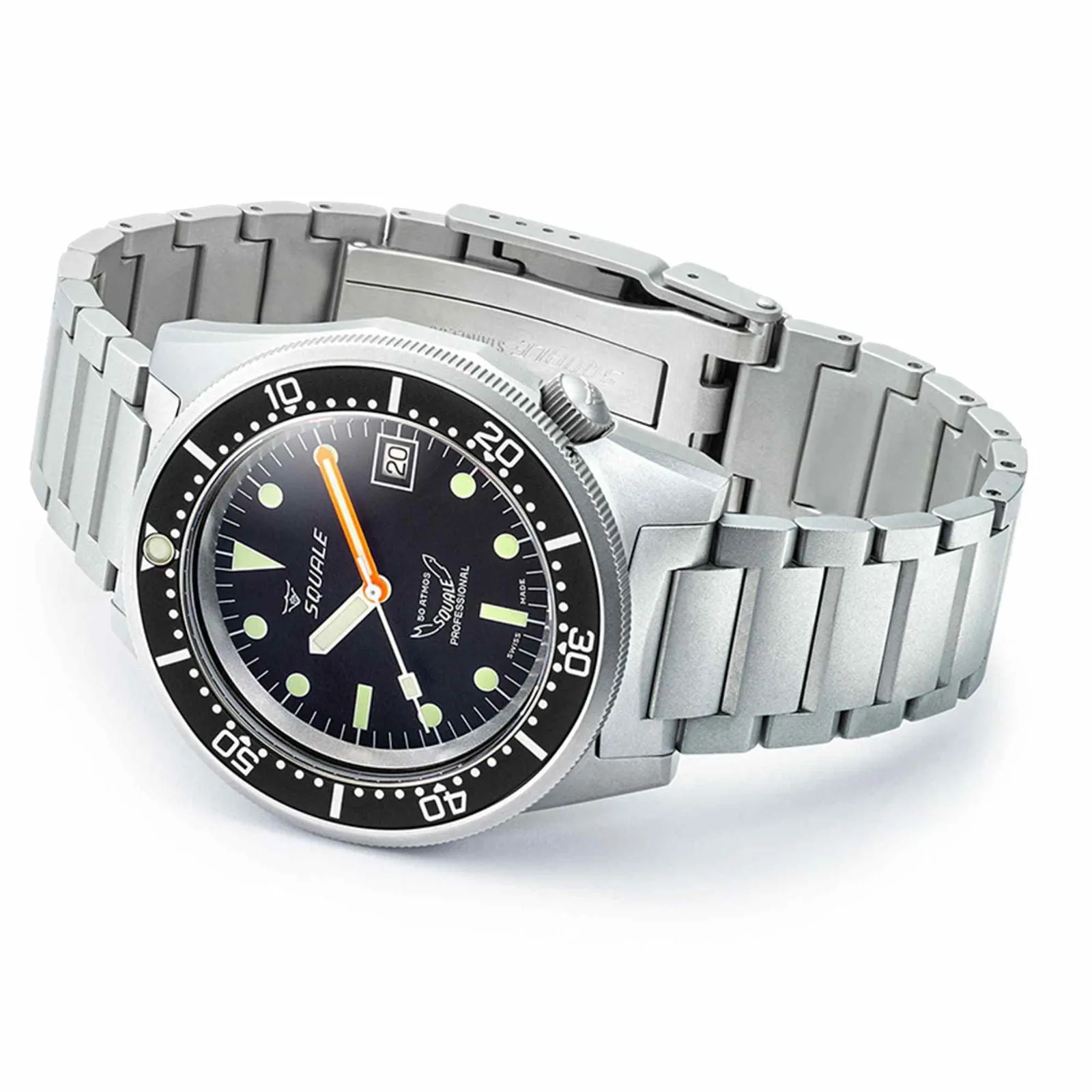 Squale 1521BKBL.SQ20S Men's Classic Dive Automatic Watch sold by H.S. Johnson product image thumbnail 3