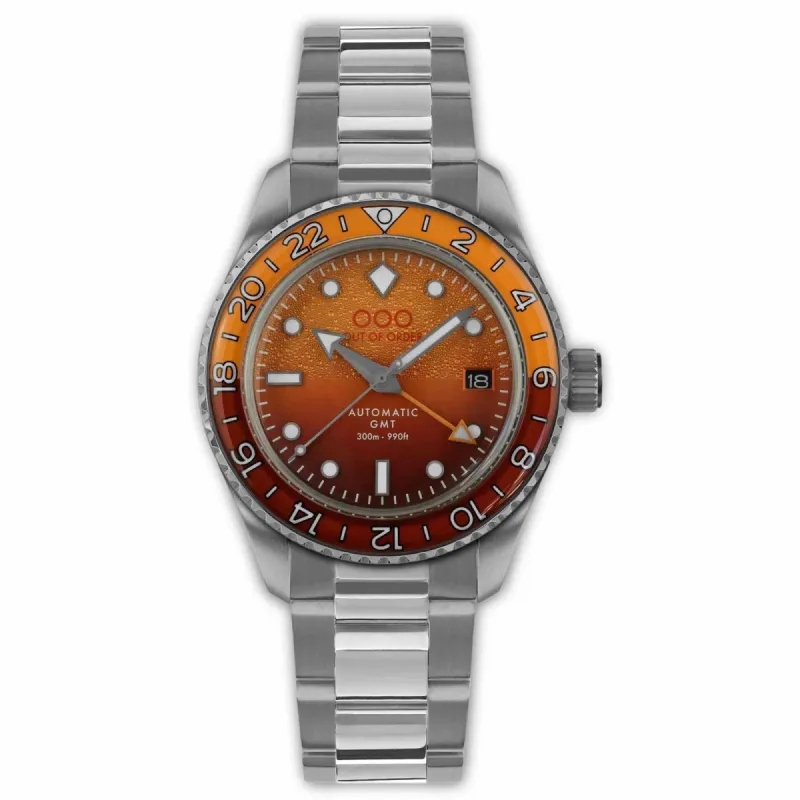 Out Of Order 001-25.NE.BAND.SS Men's Negroni Auto GMT Ultra Brushed Watch sold by H.S. Johnson