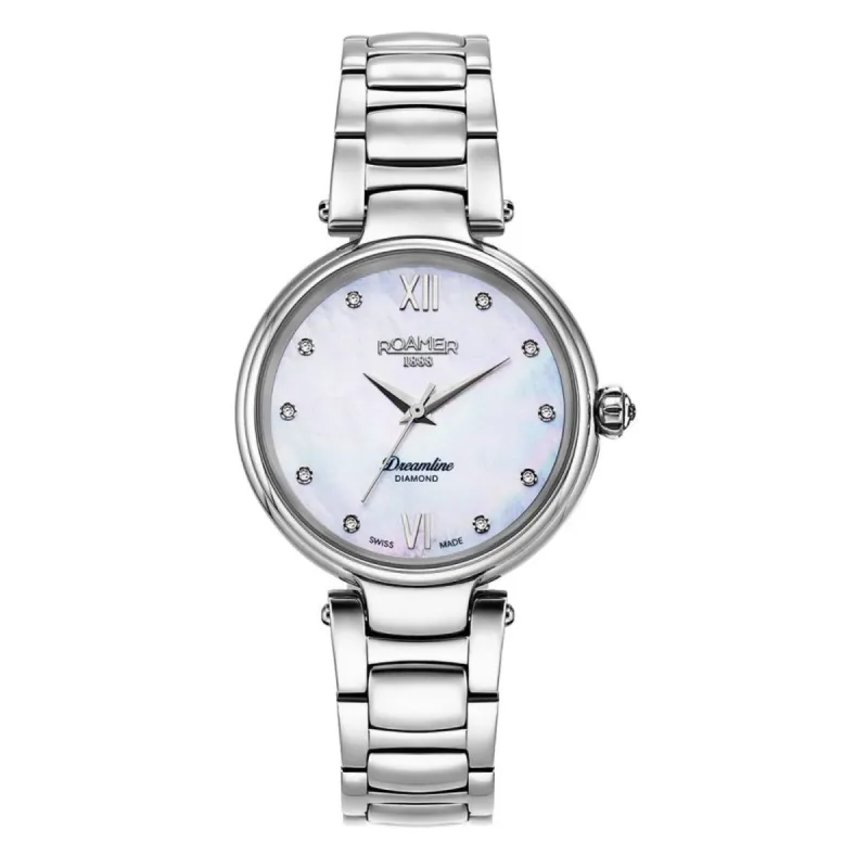 Roamer 857847 41 29 50 Women's Dreamline Diamond Steel Bracelet Watch sold by H.S. Johnson