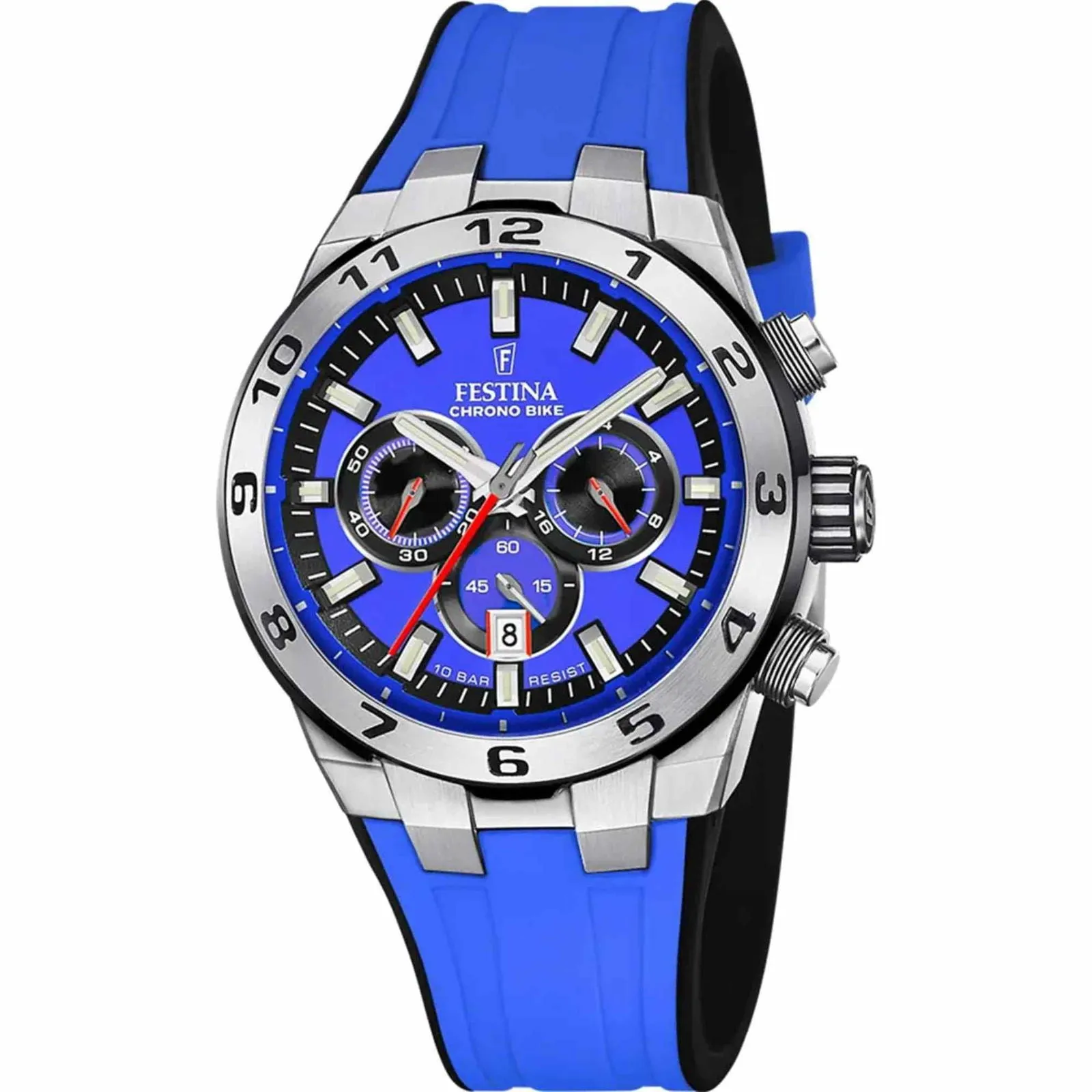 Festina F20671/3 Men's Blue Chrono Bike Rubber Strap Watch sold by H.S. Johnson