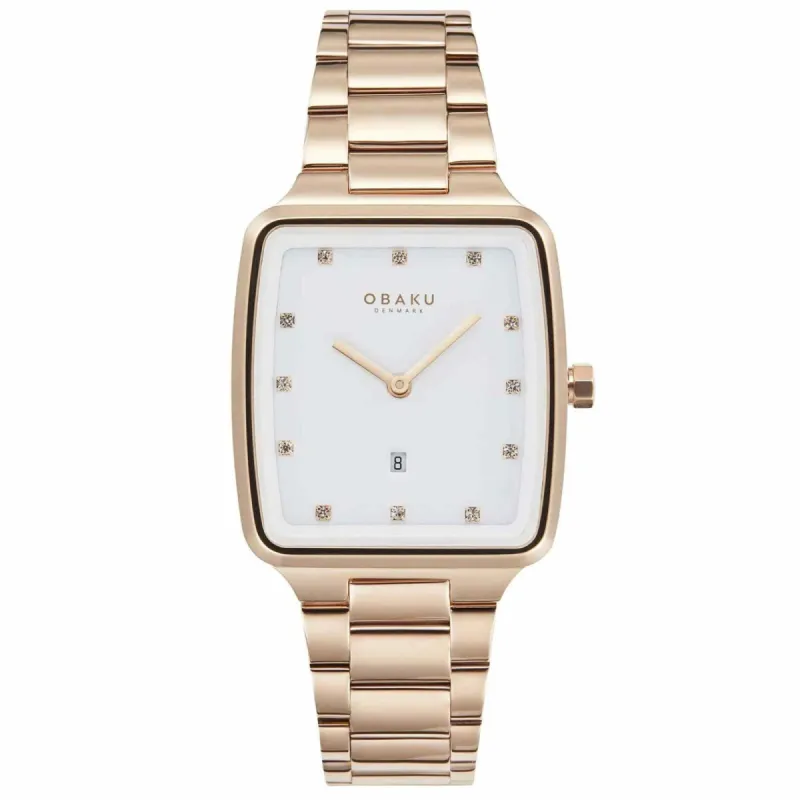 Obaku V271LDVWSV Women's Fjord Lille-Fuschia Wristwatch sold by H.S. Johnson