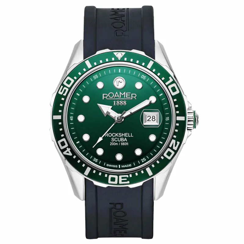 Roamer 867833 41 75 02 Men's Rockshell Mark III Scuba Silicone Watch sold by H.S. Johnson