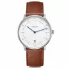 Sternglas S01-NA01-MO02 Naos Brown Leather Strap Wristwatch sold by H.S. Johnson