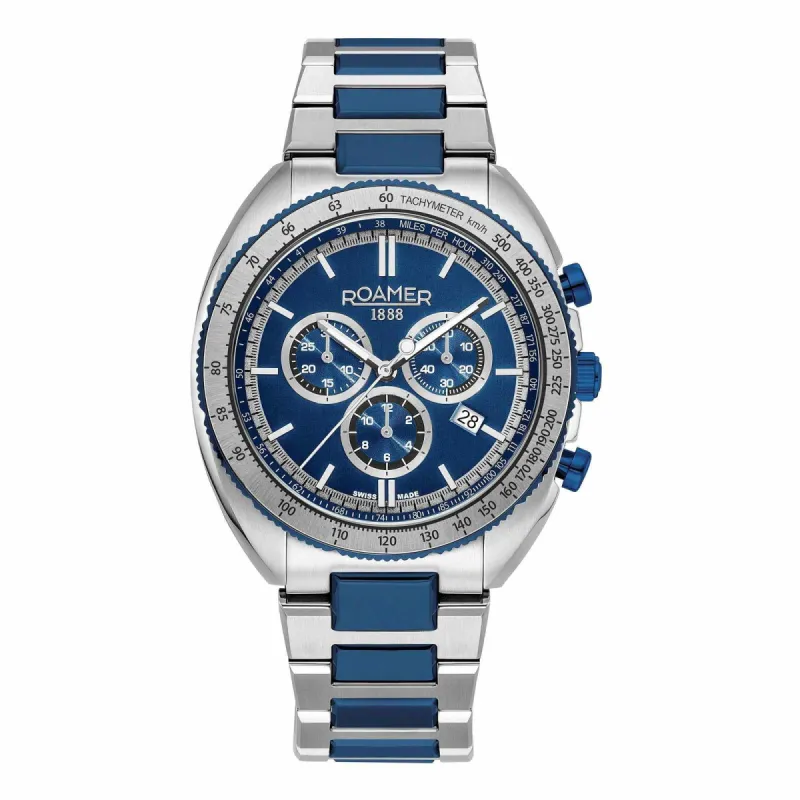 Roamer 868837 42 45 70 Men's Power Chronograph Wristwatch sold by H.S. Johnson