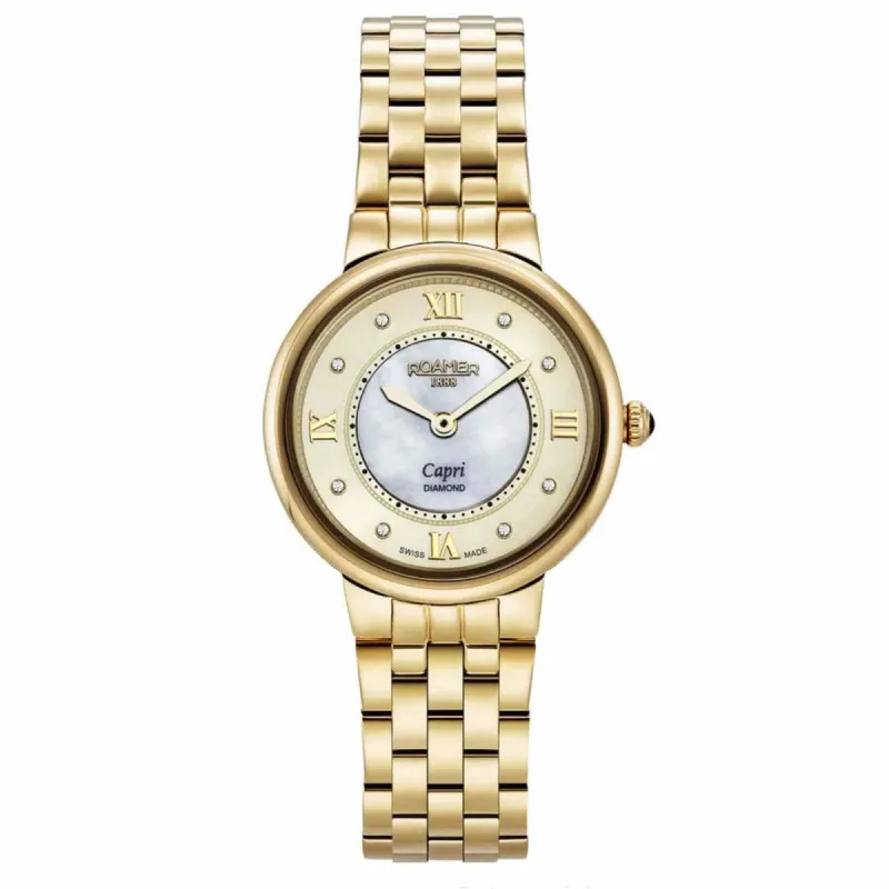Roamer 859845 48 29 50 Capri Diamond Watch made by H.S. Johnson