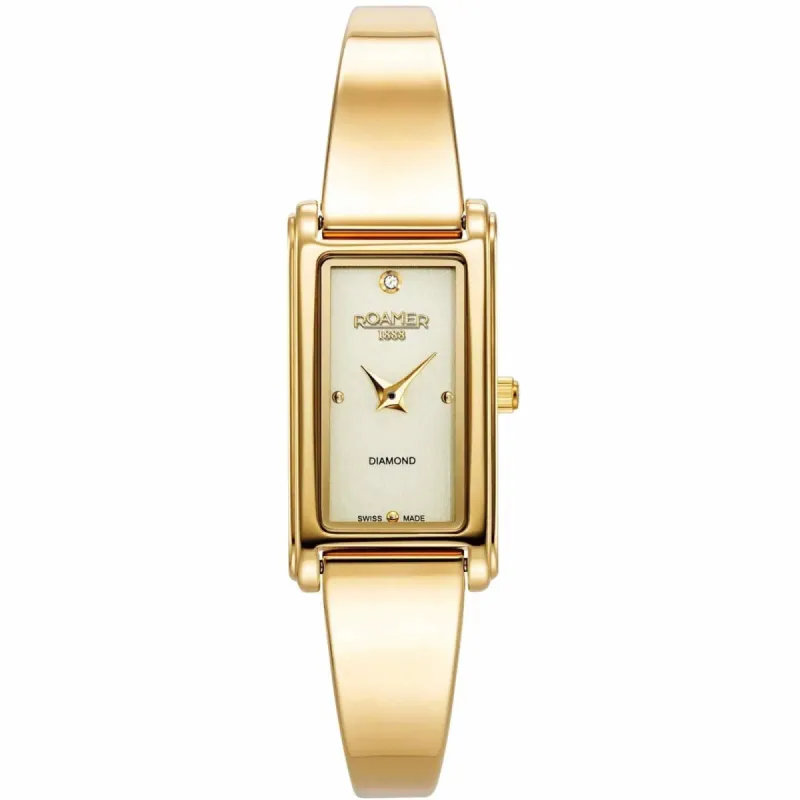 Roamer 866845 48 35 20 Elegance Diamond Gold Tone Watch sold by H.S. Johnson