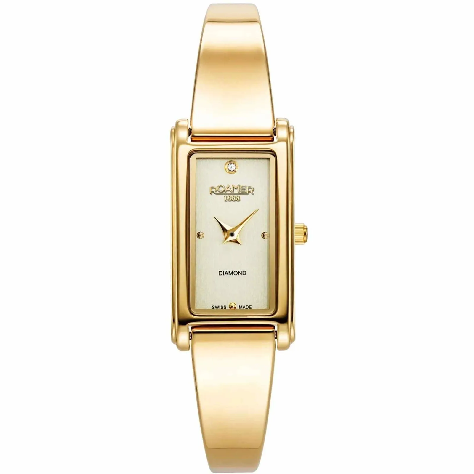 Roamer 866845 48 35 20 Elegance Diamond Gold Tone Watch sold by H.S. Johnson