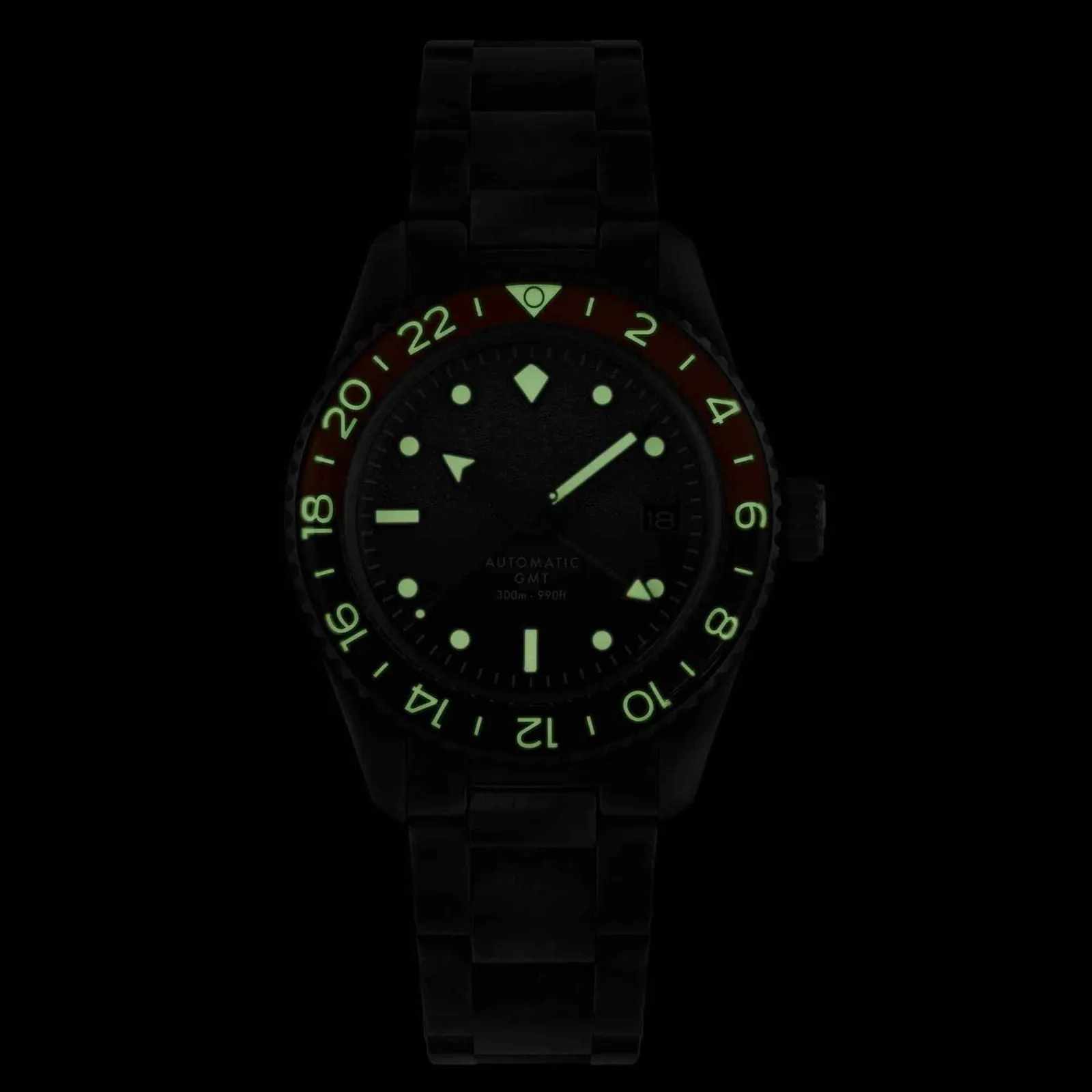 Out Of Order 001-25.NE.BAND Men's Negroni Auto GMT Ultra Distressed Watch sold by H.S. Johnson product image thumbnail 2