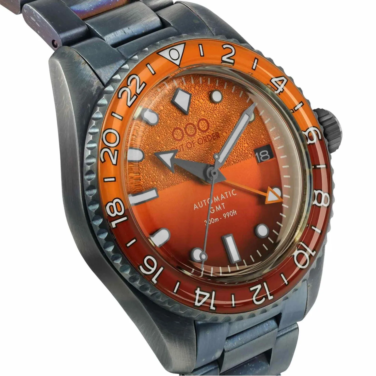 Out Of Order 001-25.NE.BAND Men's Negroni Auto GMT Ultra Distressed Watch sold by H.S. Johnson product image thumbnail 3