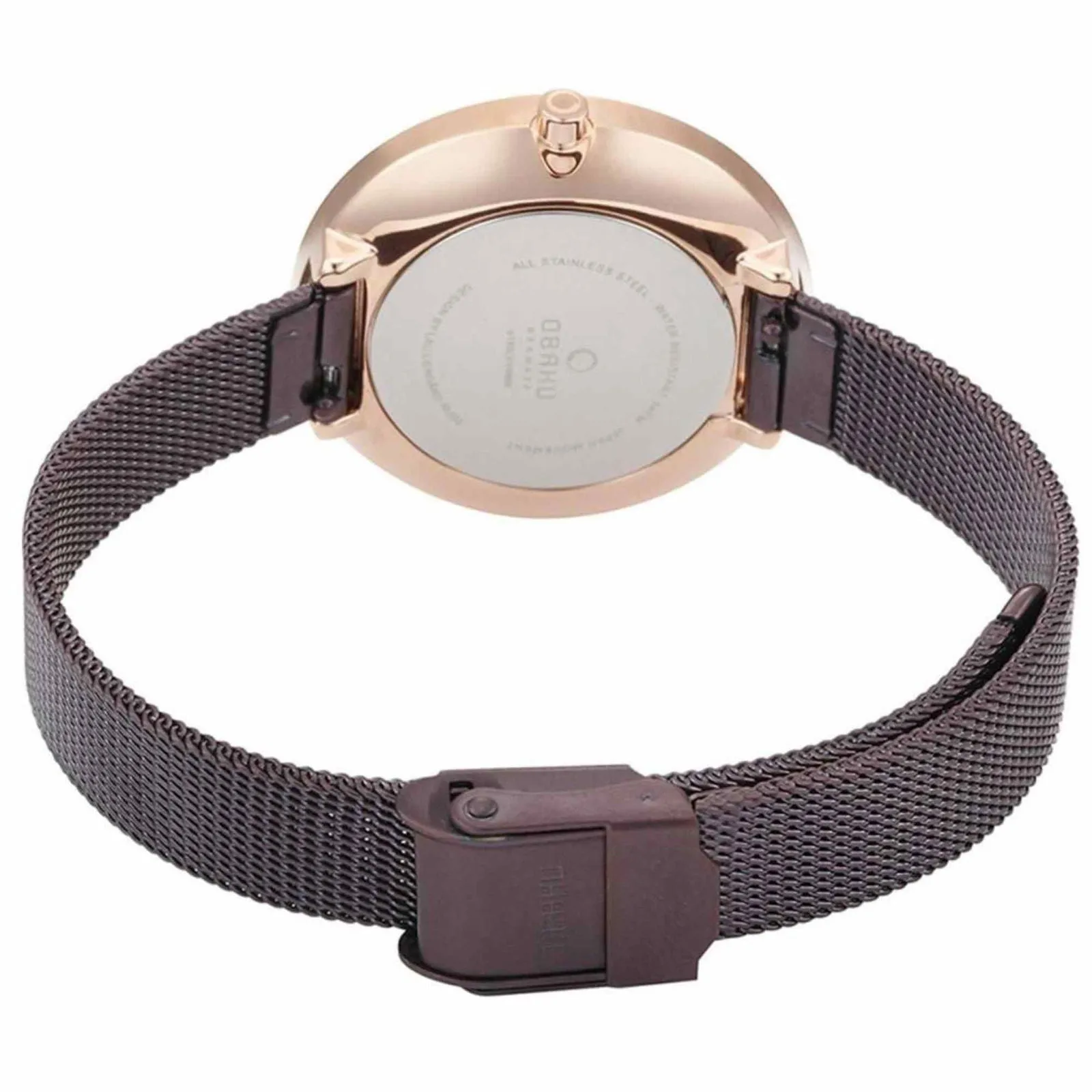 Obaku V219LXVNMN Women's Hassel Lille-Walnut Wristwatch sold by H.S. Johnson product image thumbnail 4