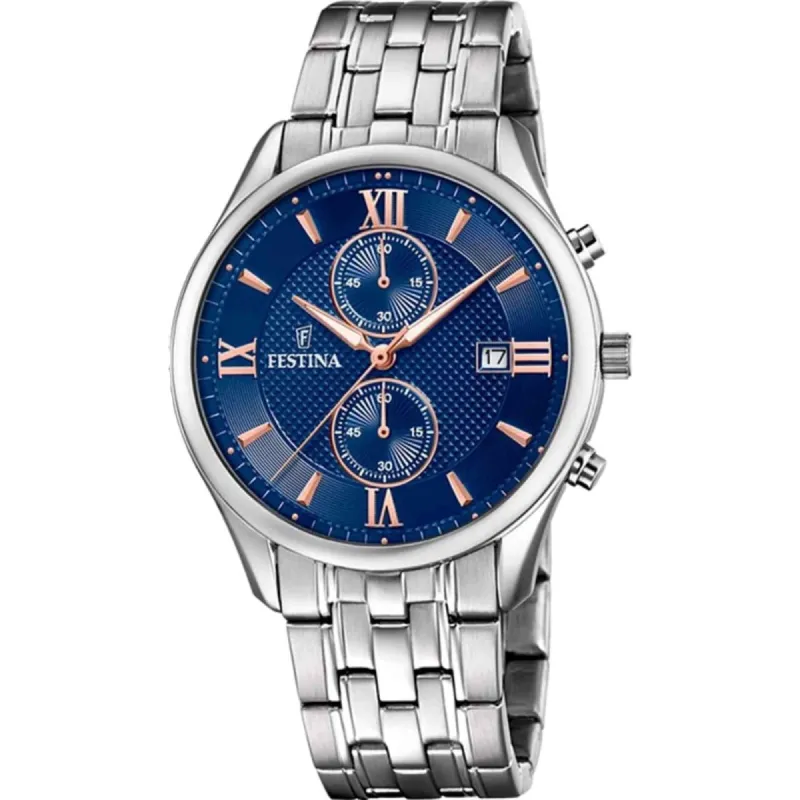 Festina F6854/6 Men's Timeless Chronograph Watch made by H.S. Johnson