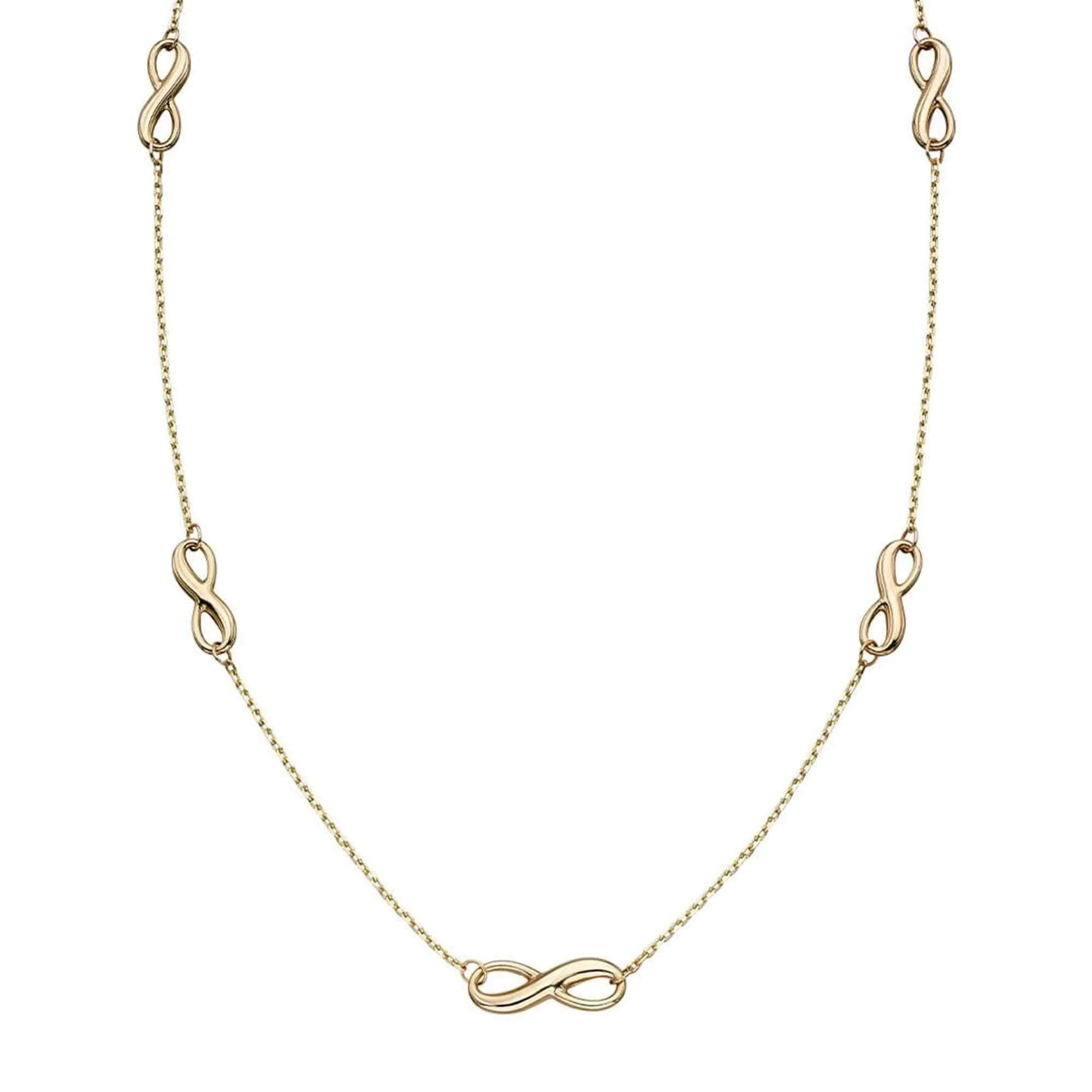 Elements Gold GN339 Infinity Station Necklace sold by H.S. Johnson