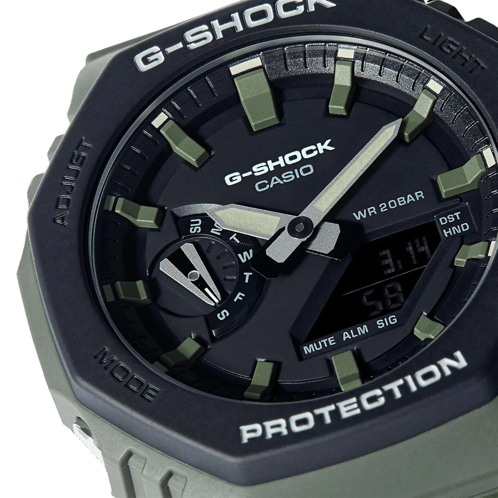 G-Shock GA-2110SU-3AER Layered Bezel Green Watch sold by H.S. Johnson product image thumbnail 2