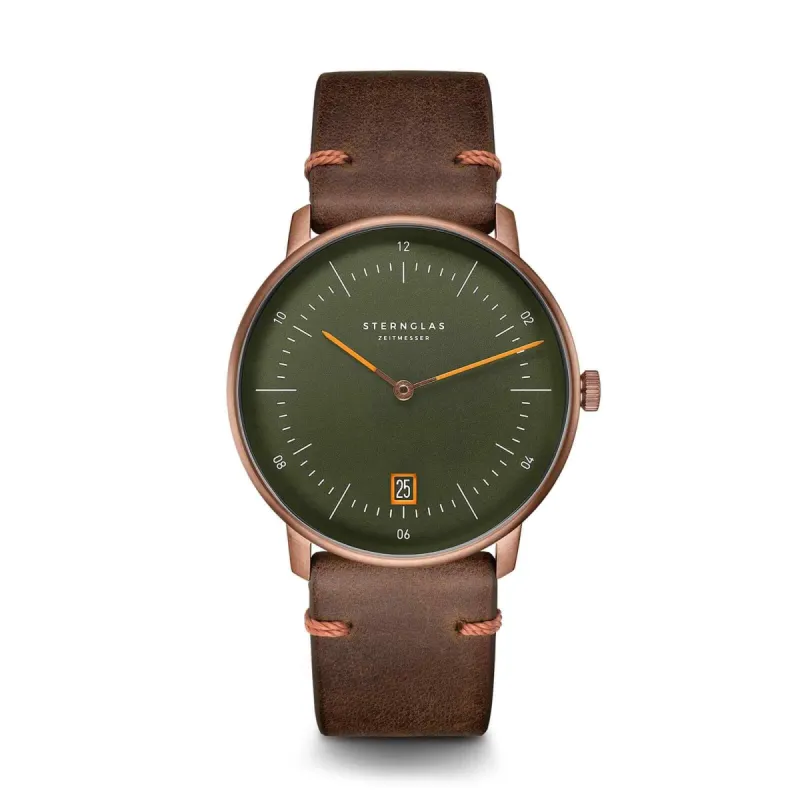 Sternglas S01-NAR19-VI17 Men's Naos Edition Bronze PVD Wristwatch made by H.S. Johnson