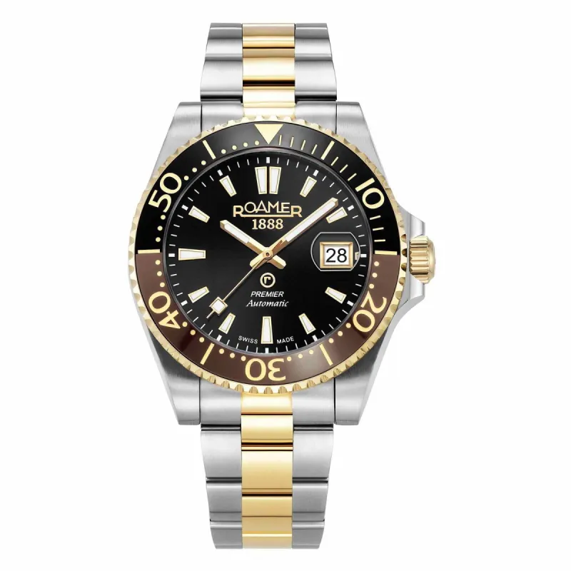 Roamer 986983 47 85 20 Men's Premier Black Dial Automatic Wristwatch sold by H.S. Johnson