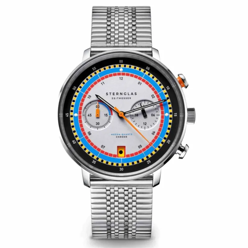 Sternglas S01-HC36-ME08 Men's Hamburg Chrono Regatta Wristwatch sold by H.S. Johnson