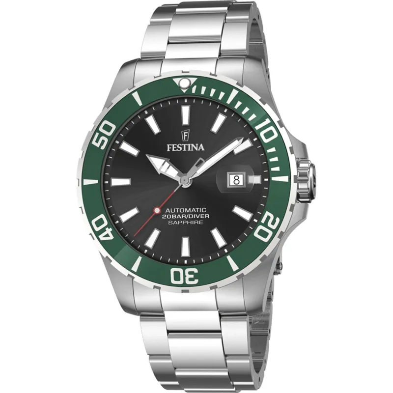Festina F20531/2 Men's Automatic Steel Bracelet Watch sold by H.S. Johnson