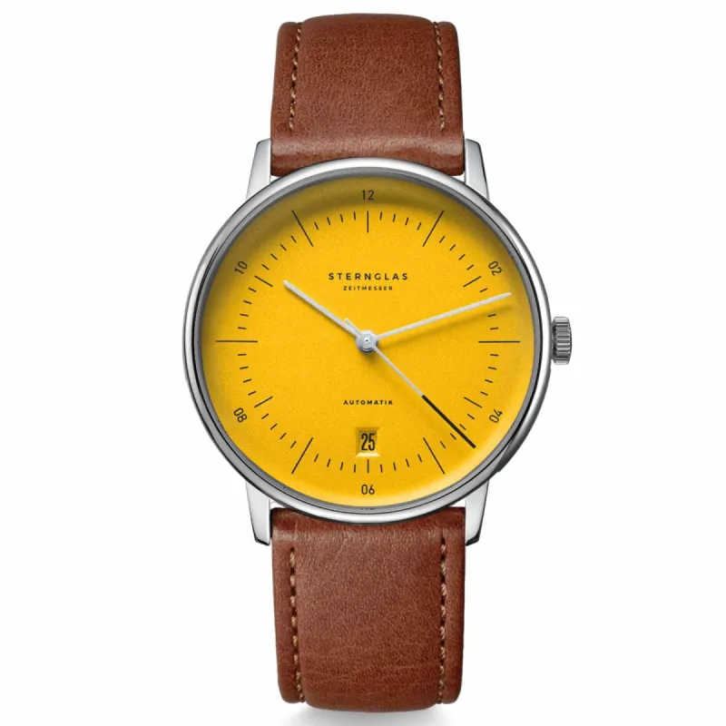 Sternglas S02-NAY23-MO02 Naos Automatic Edition Yellow Wristwatch sold by H.S. Johnson