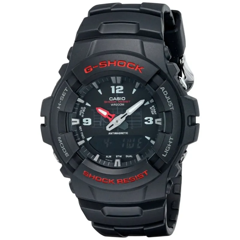 G-Shock G-100-1BVMUR Black Multifunction Wristwatch sold by H.S. Johnson