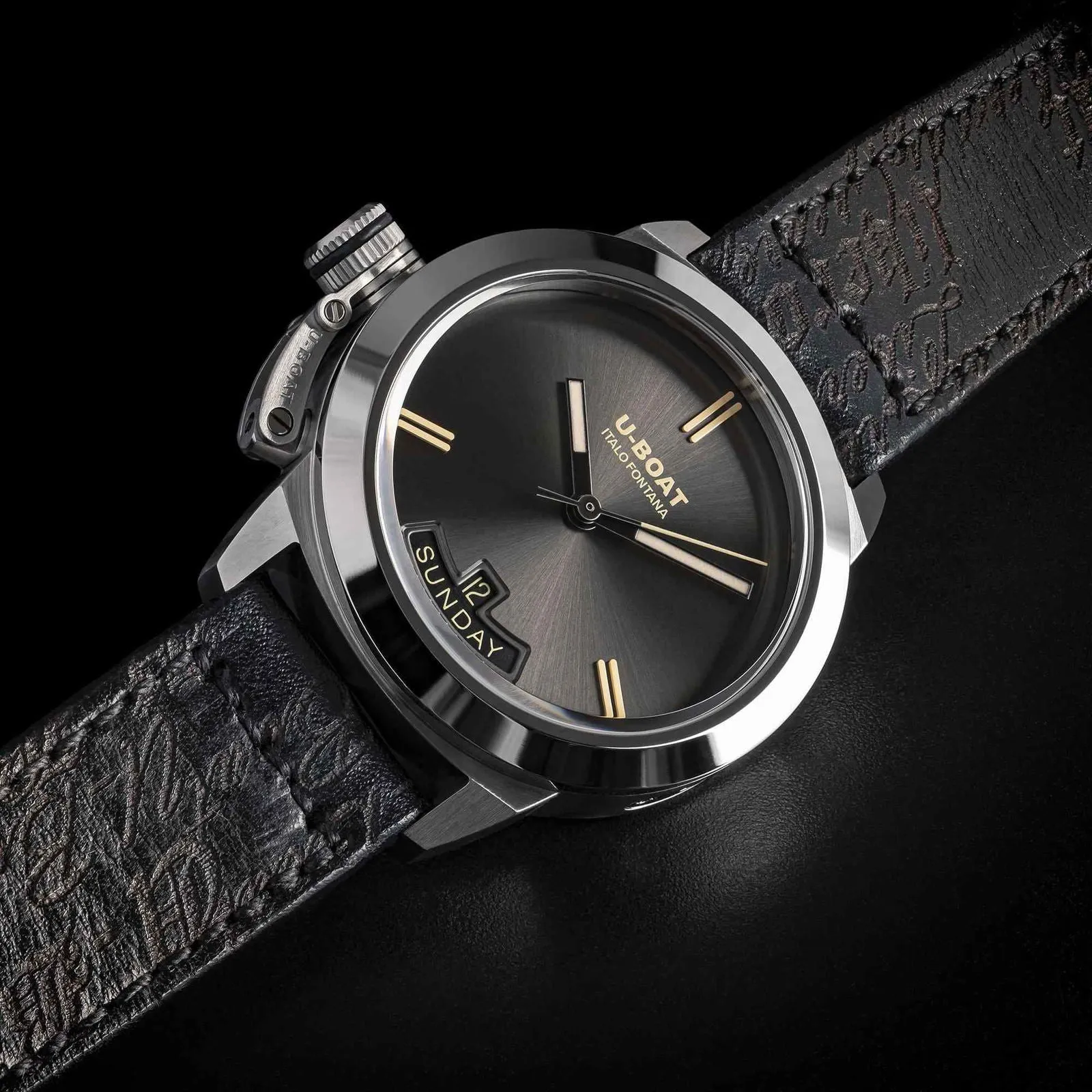 U-Boat 8891 Classico 40mm Vintage Wristwatch sold by H.S. Johnson product image thumbnail 3