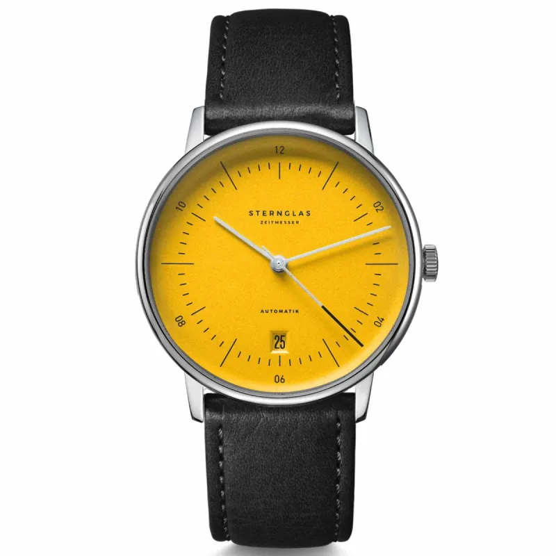 Sternglas S02-NAY23-MO01 Naos Automatic Edition Yellow Wristwatch sold by H.S. Johnson