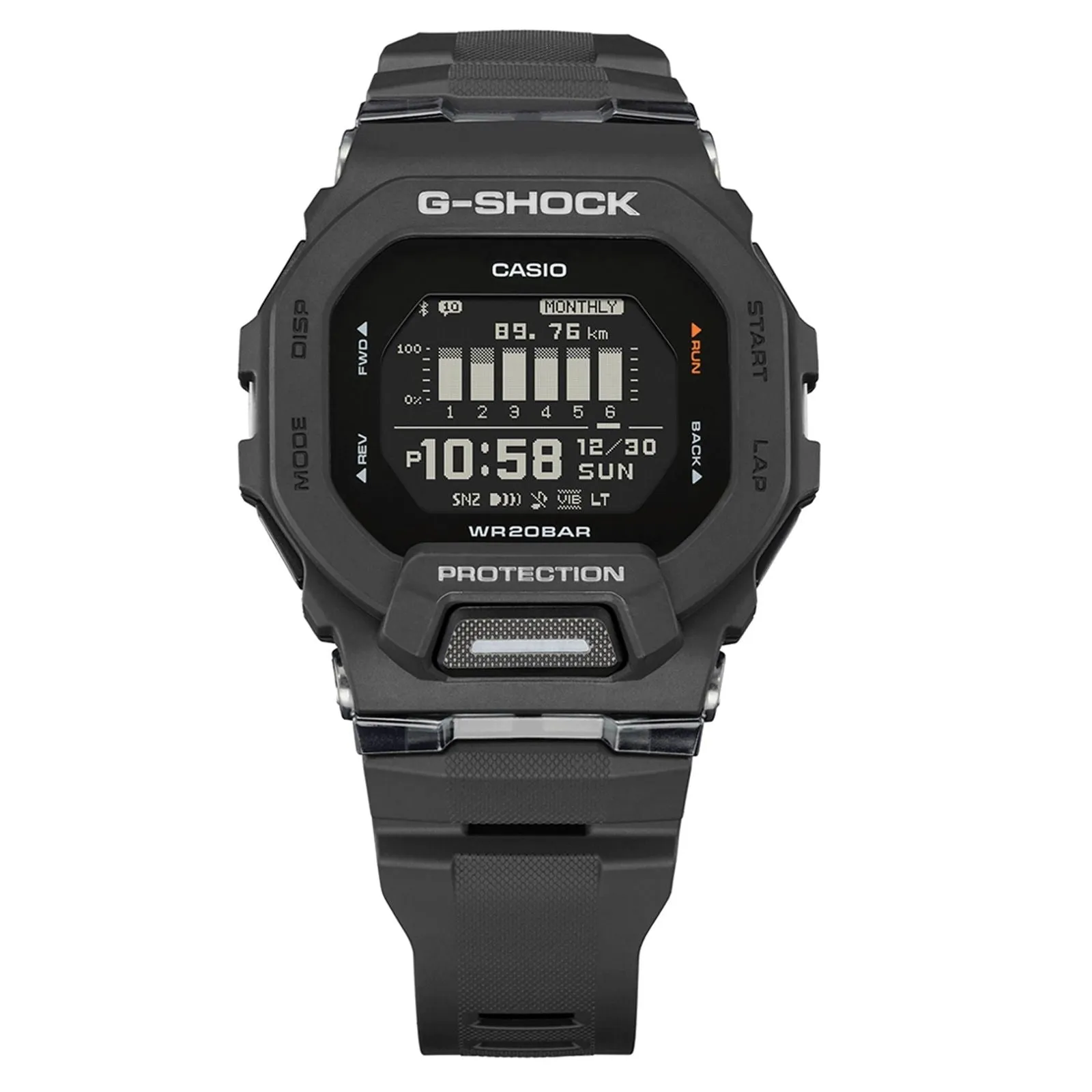 G-Shock GBD-200-1ER Black G-Squad Multifunction LCD Watch sold by H.S. Johnson product image thumbnail 2