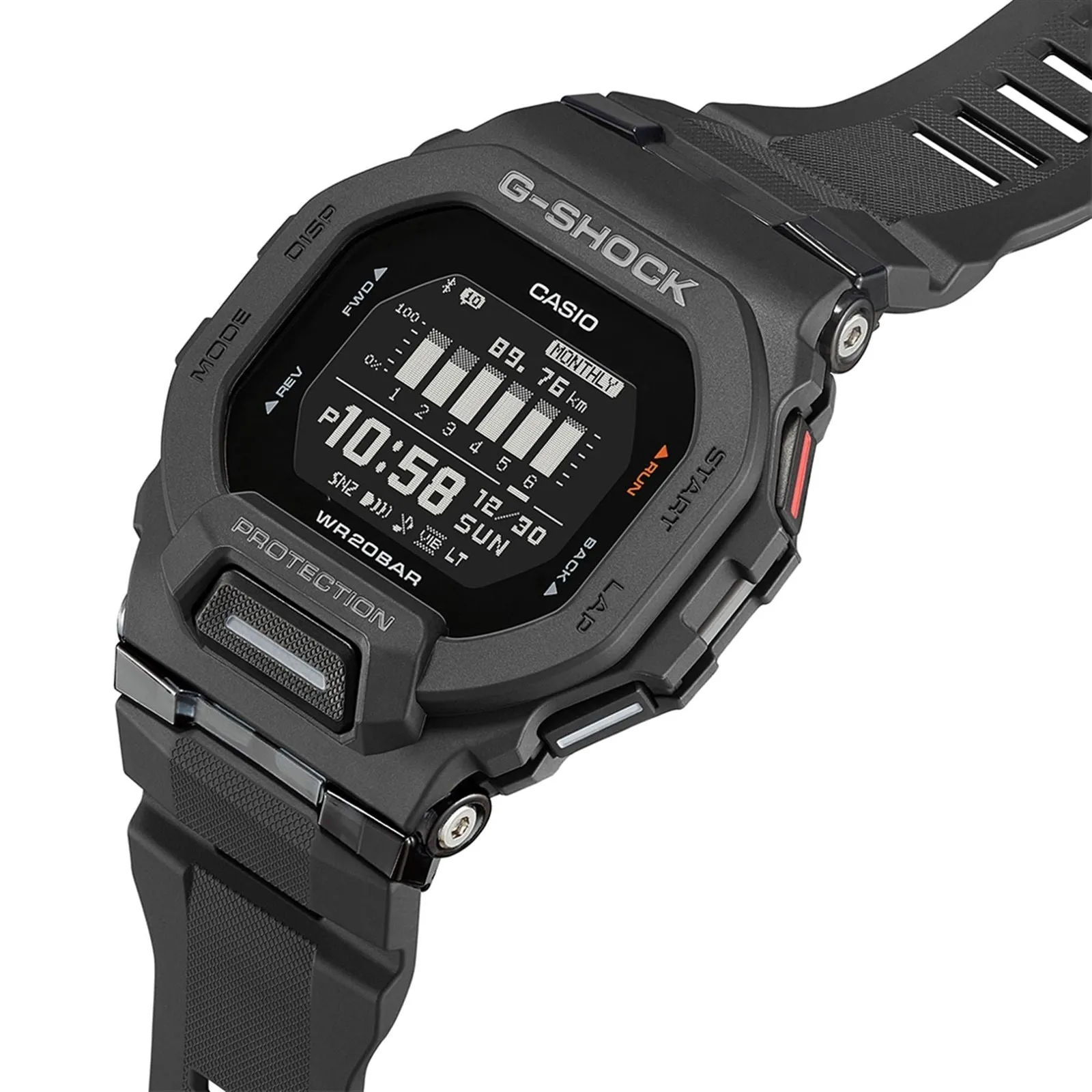 G-Shock GBD-200-1ER Black G-Squad Multifunction LCD Watch sold by H.S. Johnson product image thumbnail 4