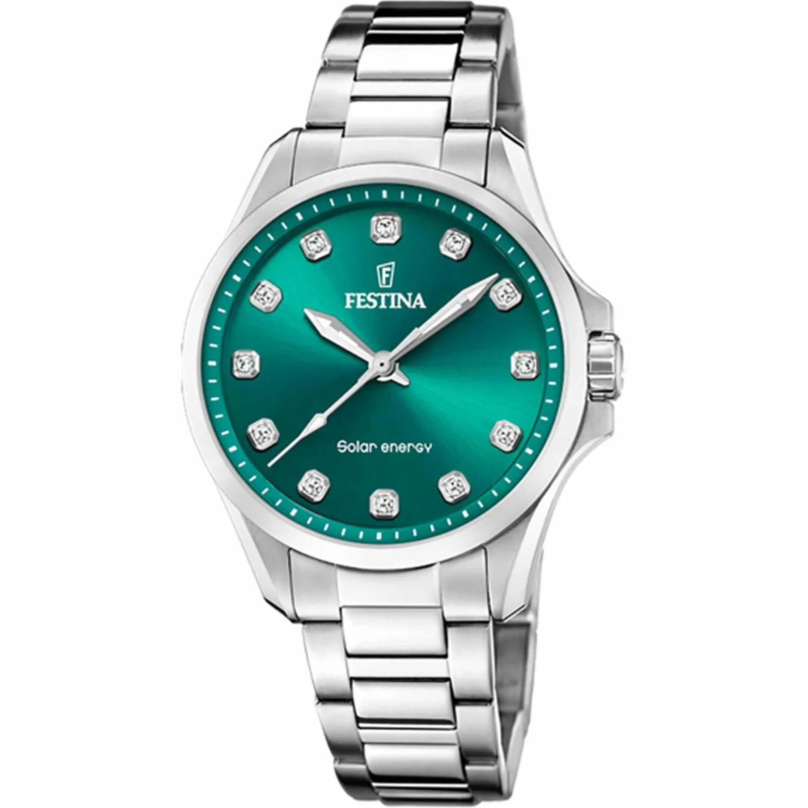 Festina F20654/3 Women's Green Dial Solar Watch sold by H.S. Johnson