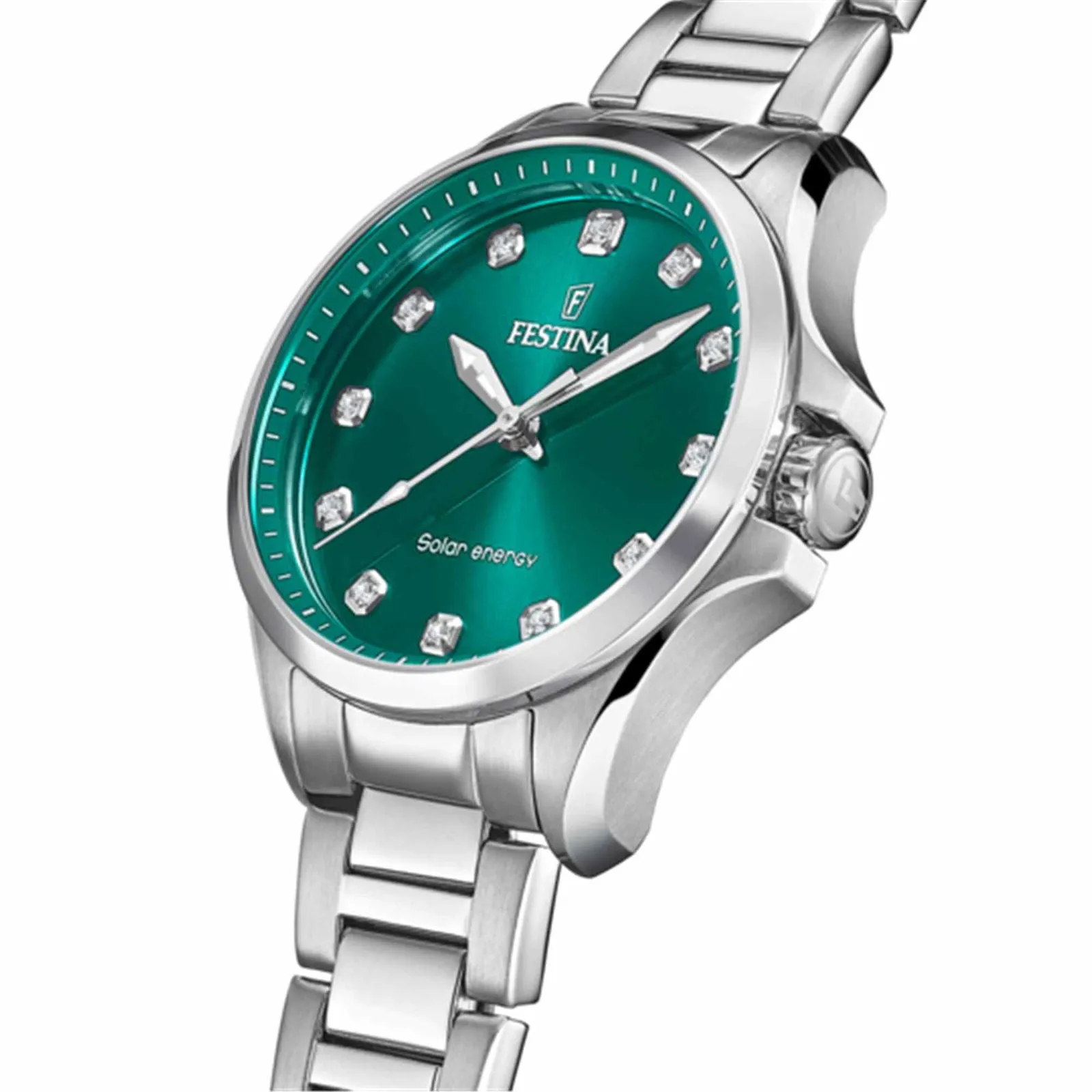 Festina F20654/3 Women's Green Dial Solar Watch sold by H.S. Johnson product image thumbnail 2