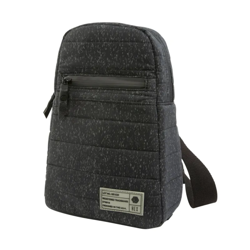 SHOULDER BAG BLACK REFLECTIVE sold by HEX