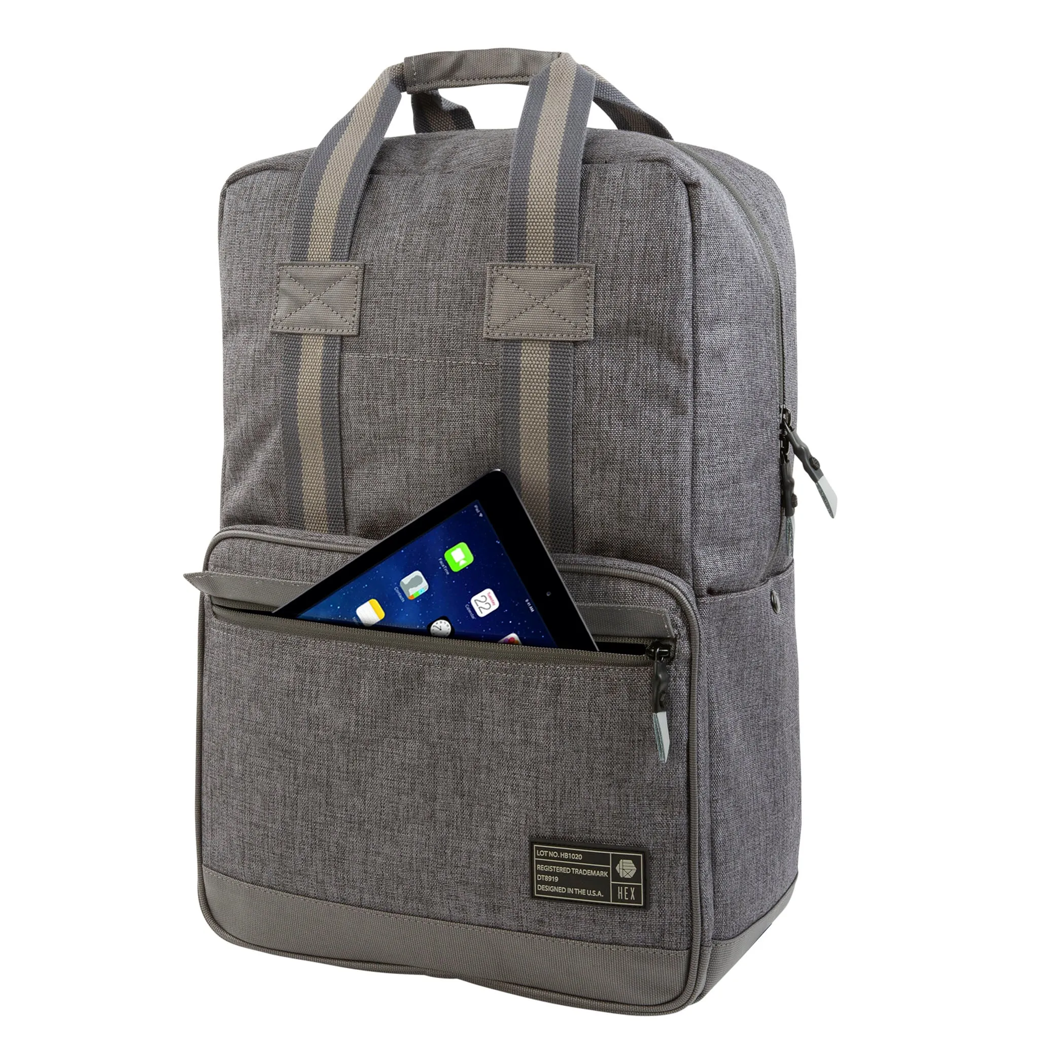 INSTINCT CONVERTIBLE BACKPACK GREY WOVEN sold by HEX product image thumbnail 2